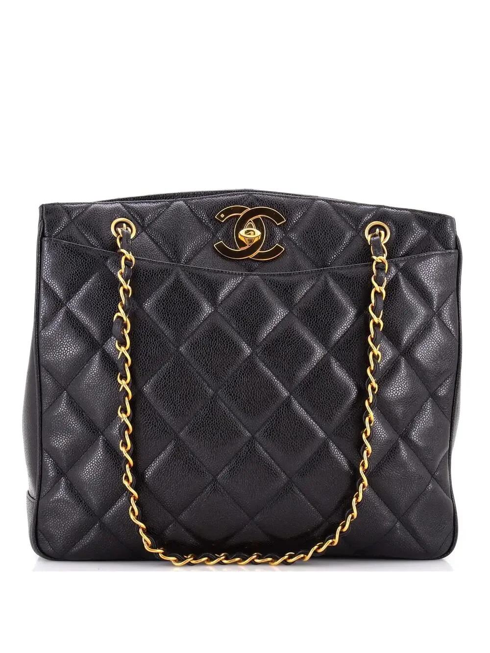 Chanel Vintage Cc Lock Pocket Chain #290793C49B